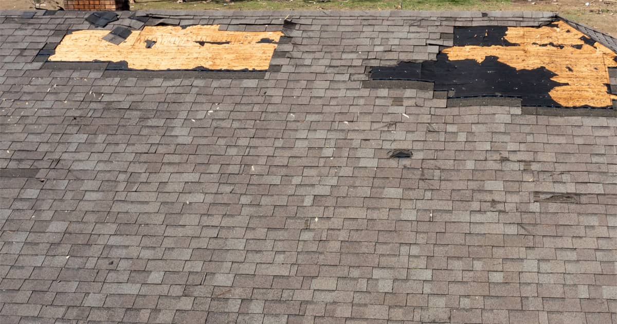 How to tell if you need a new roof showing curling shingles and visible roof damage