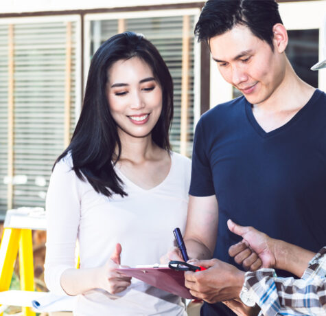 how to choose a roofing contractor reviewing estimates for a home roof project