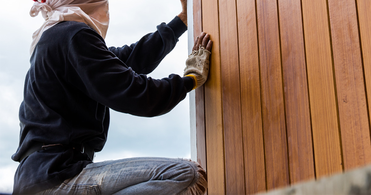 Fiber Cement Siding installed on a modern residential home